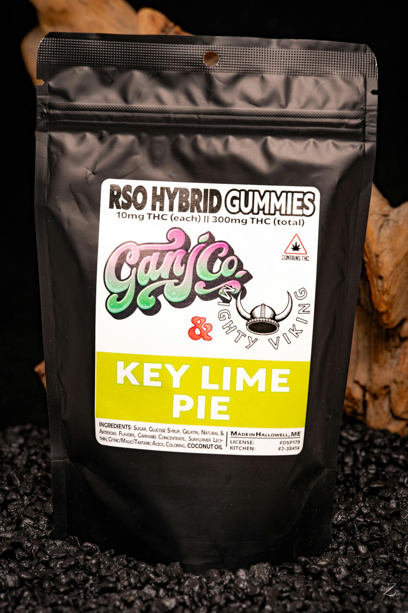 10mg Key Lime Pie RSO Hybrid Gummies- 300mg Total