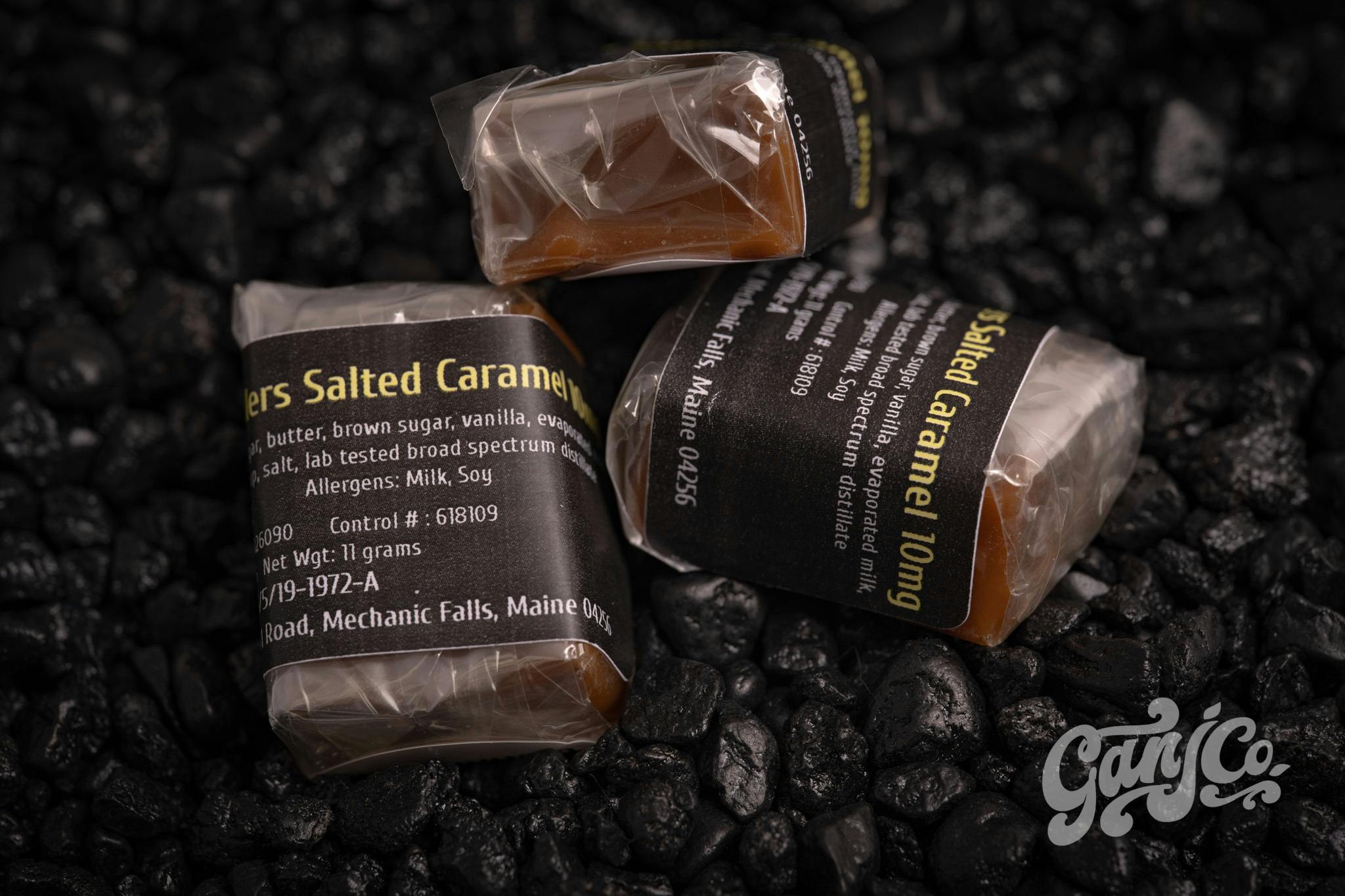 Individually Wrapped Salted Caramel-10mg | 10mg/ea at GanjCo Medical Cannabis
