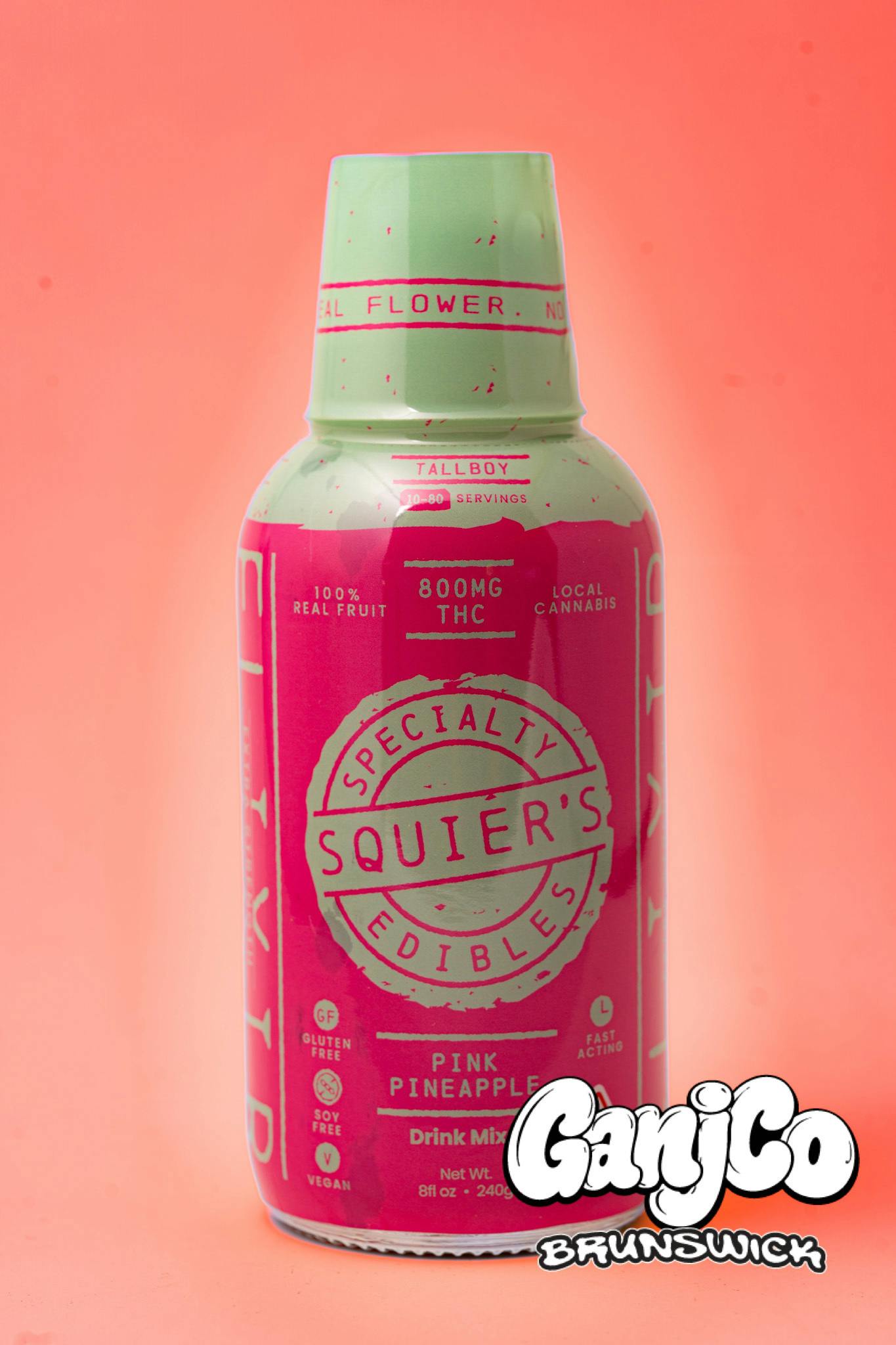 Pink Pineapple | Mix-ins | 800mg | 8fl oz by Squier's Specialty Edibles