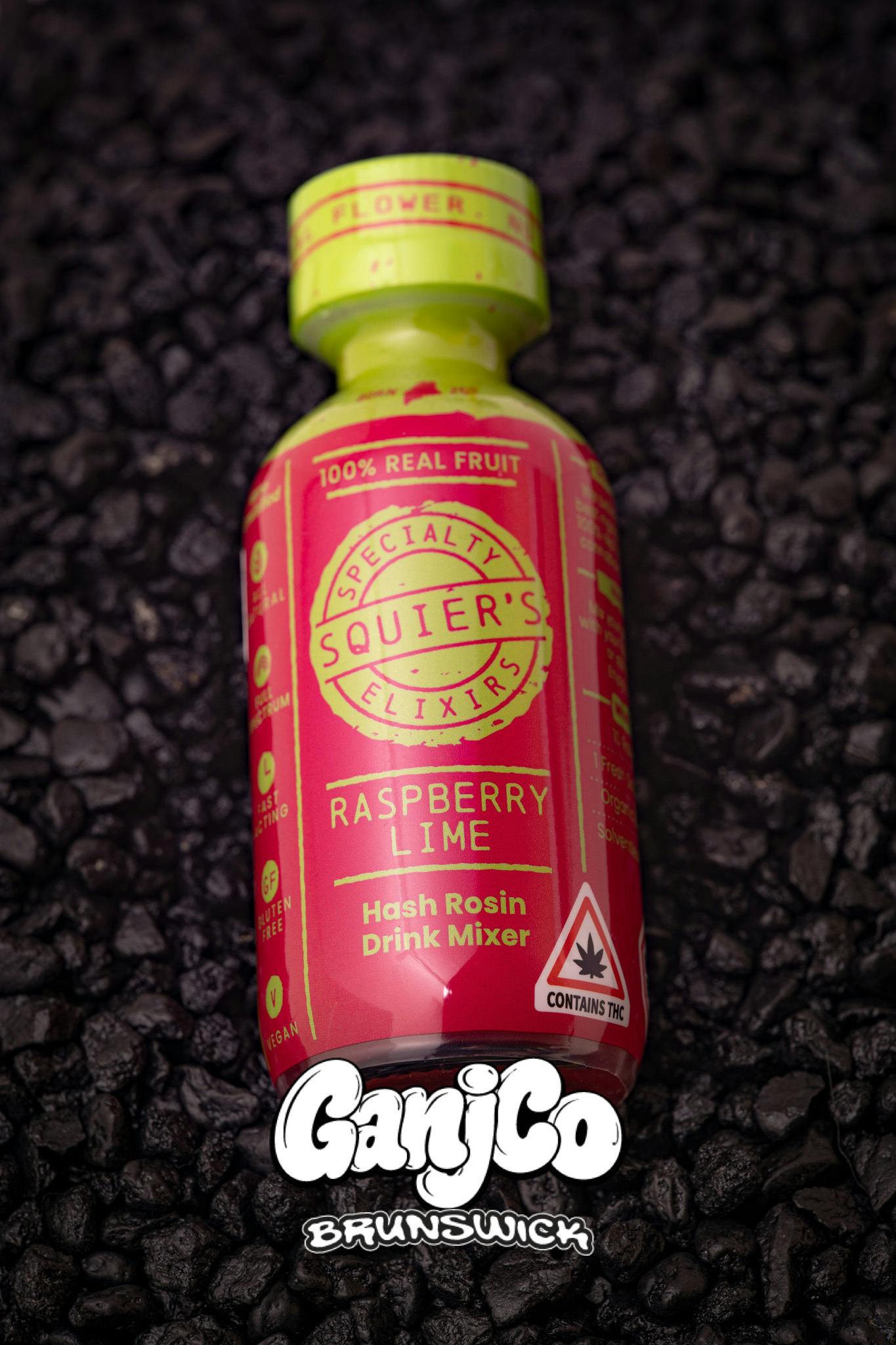 Raspberry Lime - 200mg Hash Rosin - Drink Mixer by Squier's Specialty Edibles