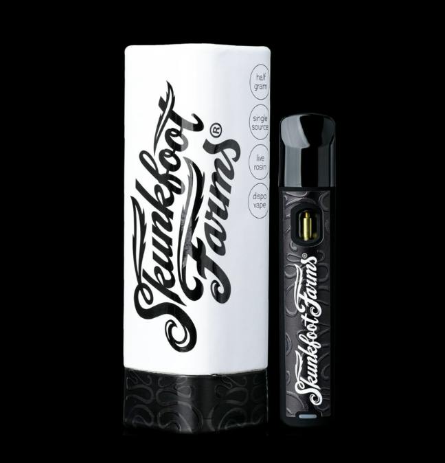 Yellow Guava LIVE hash rosin .5g disposable cartridge - Skunkfoot Farms