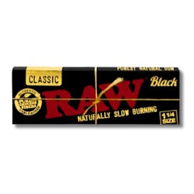RAW 1-1/4 Black Papers