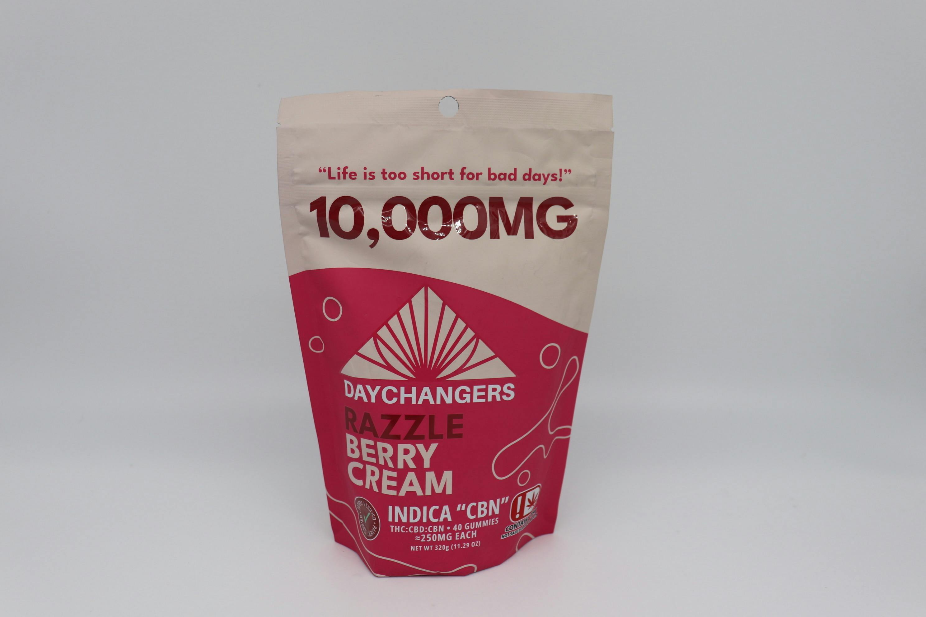 Day Changer | Razzle Berry Cream Gummies (40ct.) | 10,000mg