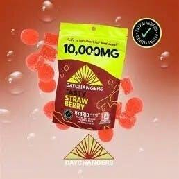 DAYCHANGERS - 40ct Gummies - Tasty Strawberry - HYBRID 1:1 - 10,000mg
