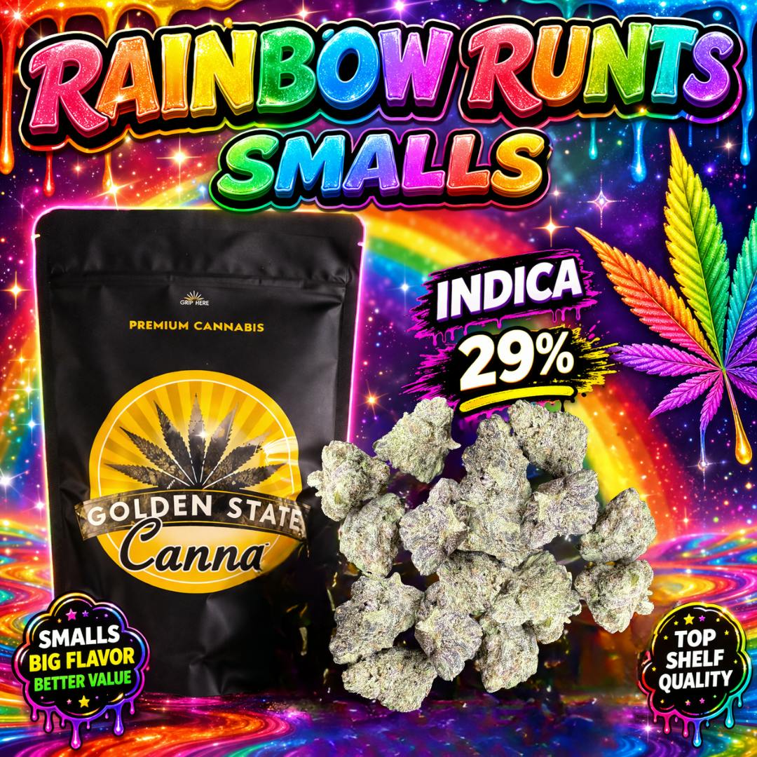 14G Rainbow Runtz Smalls (Indica) 29%