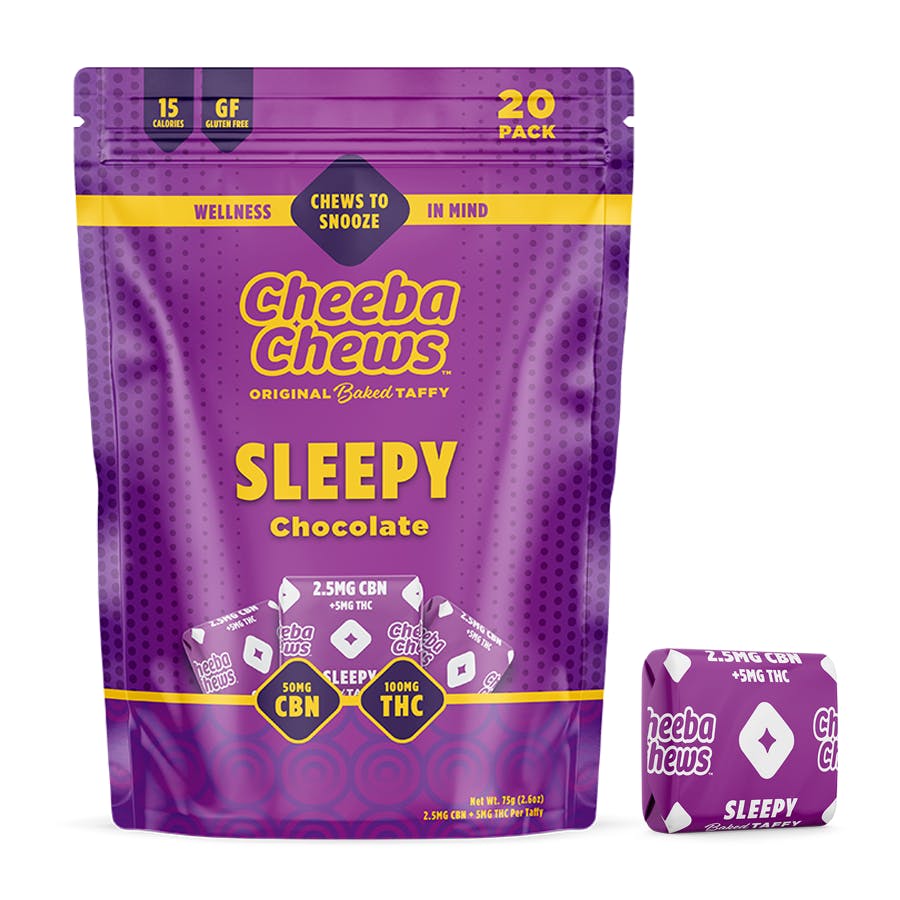 Sleepy Chews Taffy [CBN + THC Ratio] by Cheeba Chews
