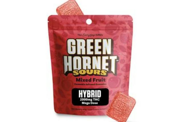 Sour Mixed Fruit Gummies | Gummies | 2000mg/ea by Green Hornet