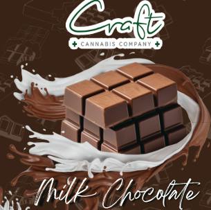 Craft Cannabis Chocolate Bar - Milk Chocolate - 250mg | Chocolates | 250mg/