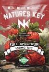 The Classic Strawberry 100mg Single serve (2 50mg gummies)