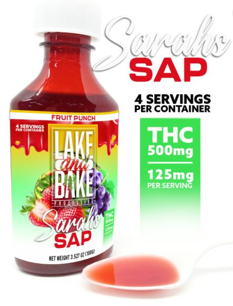 Sarah's Sap 500MG- Fruit Punch at Good Meds Craft Cannabis