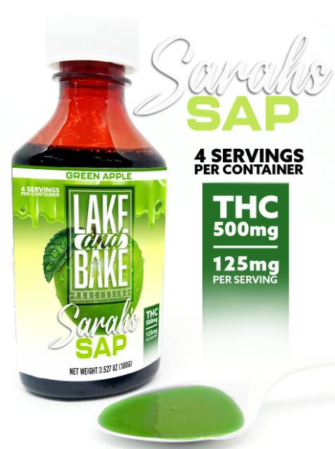Sarah's Sap 500MG - Green Apple at Good Meds Craft Cannabis