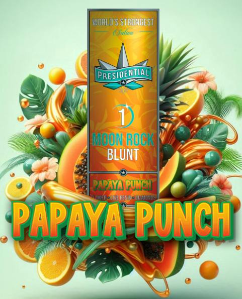 Papaya Punch | Moon Rock Infused Blunt | 1.5g