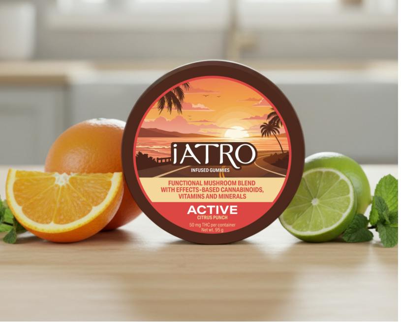 iATRO | 50mg | Citrus Punch | Active | Mushroom Blend Gummies | | Gummies |