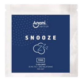 ANANI - SNOOZE GEL CAPS (2 IN PACK) 70MG