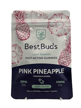 BESTBUDS - PINK PINEAPPLE GUMMIES (300MG)