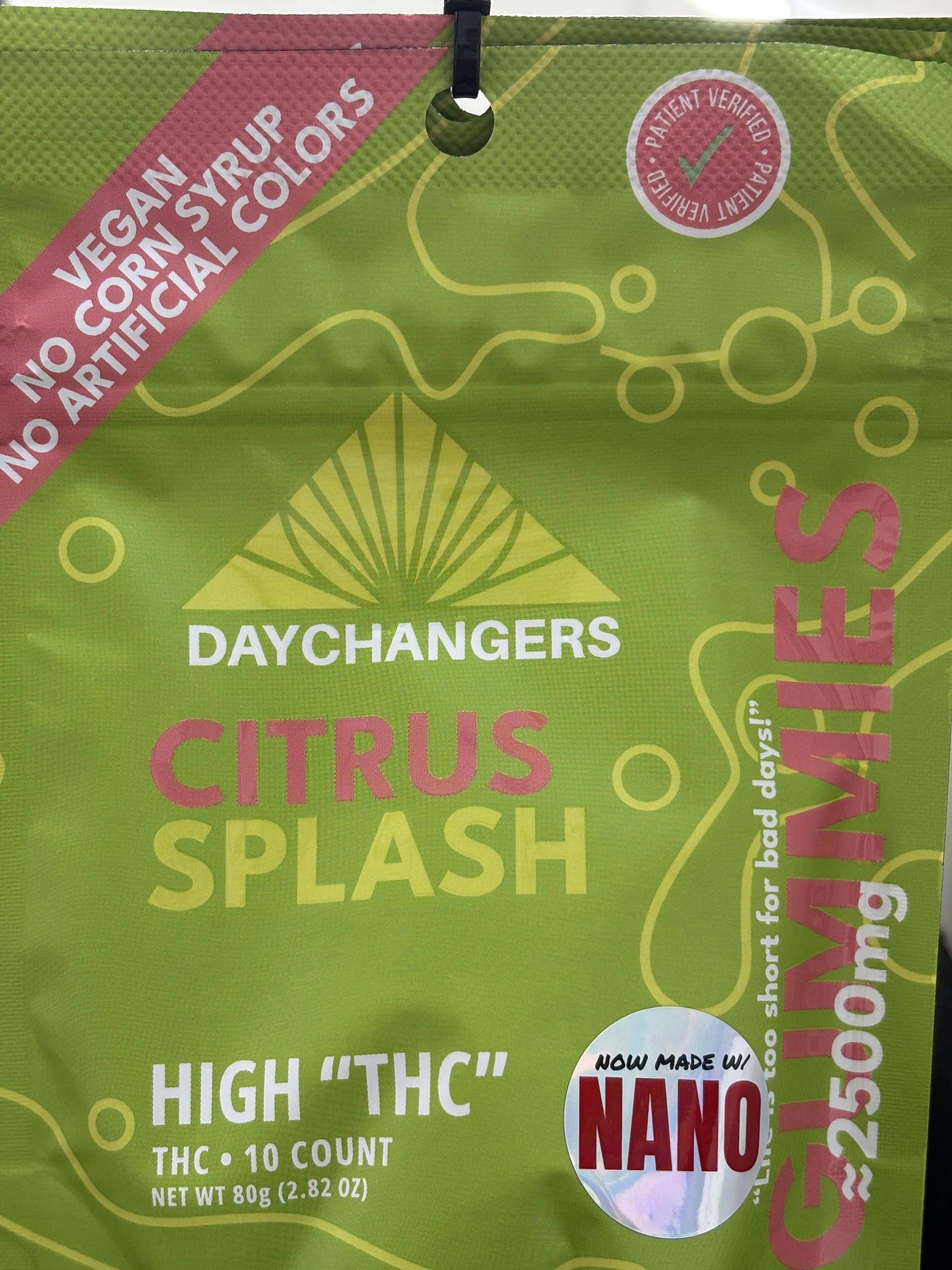 Daychangers | Edible | Citrus Splash | 2500mg:10ct
