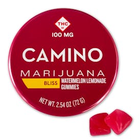 Camino by KIVA - Bliss Watermelon Lemonade Gummies (20pk) - 100mg