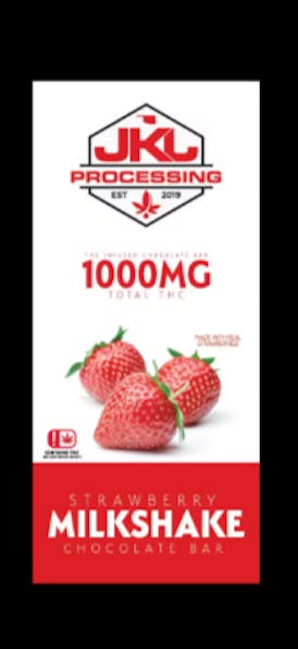 JKJ Processing - Chocolate Bar - Strawberry Milkshake Bar 900 mg