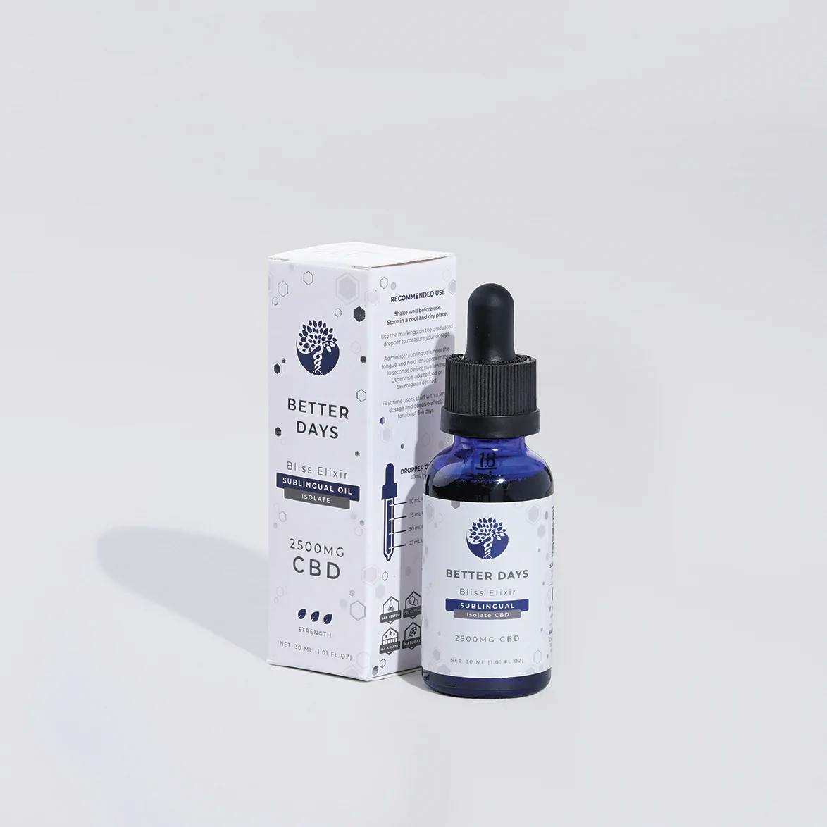 CBD - 2500mg Isolate Tincture
