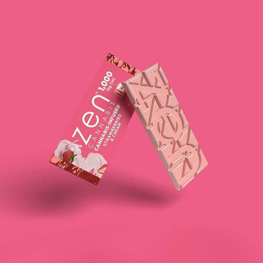 ZEN - 1000mg - Strawberries & Cream Bar