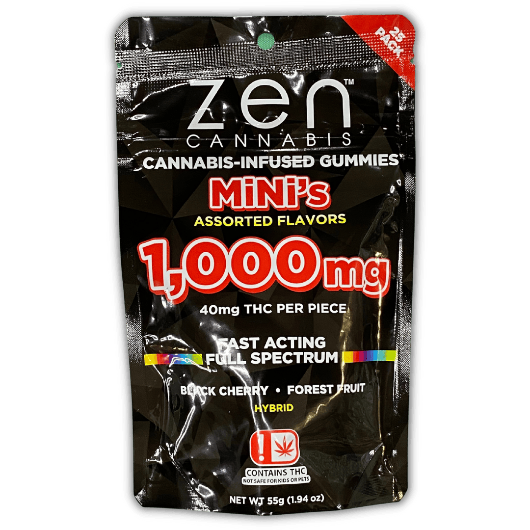 ZEN - 1000mg - Hybrid Mini Pack
