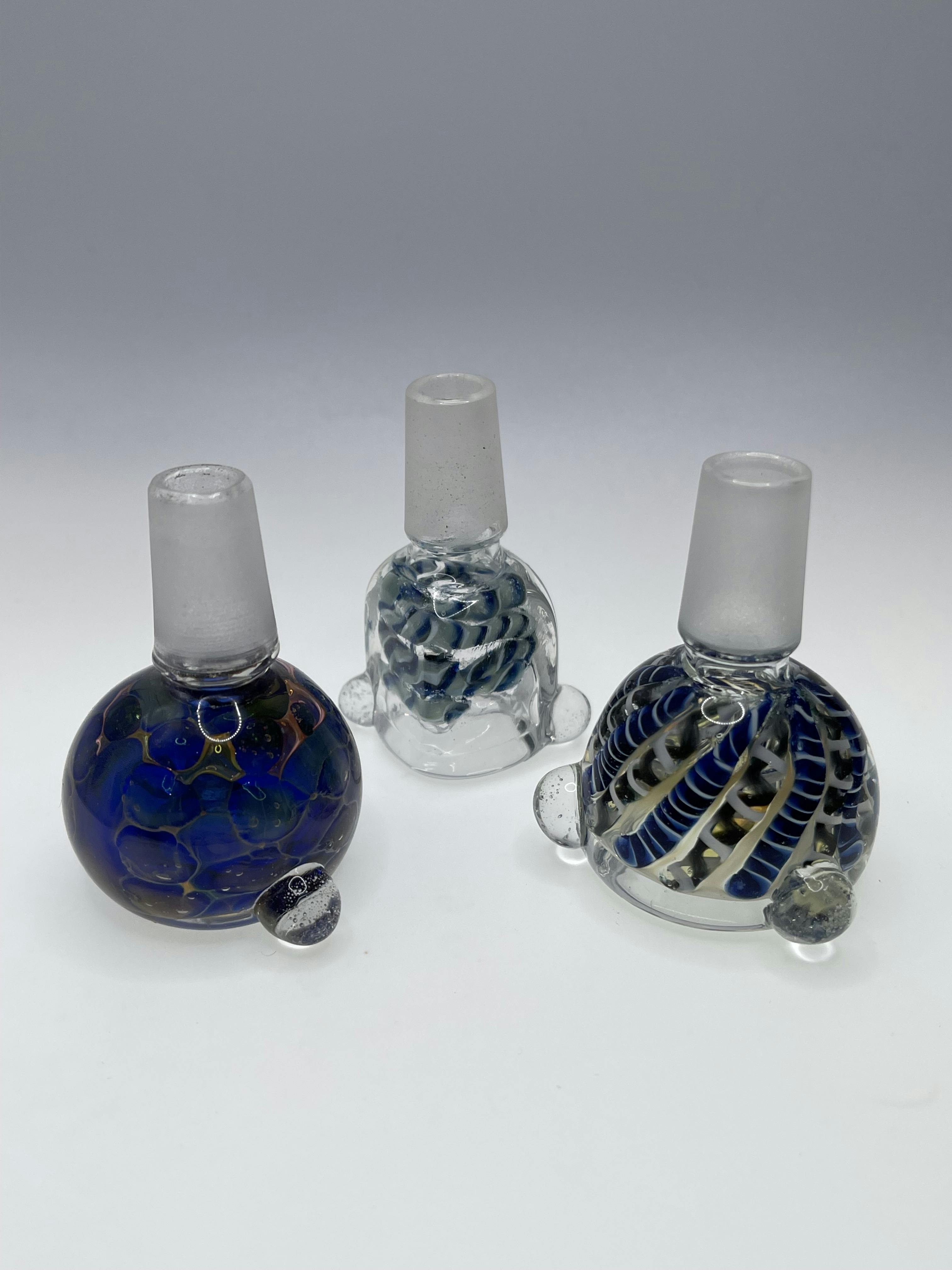 Hand Blown Flower Bowls