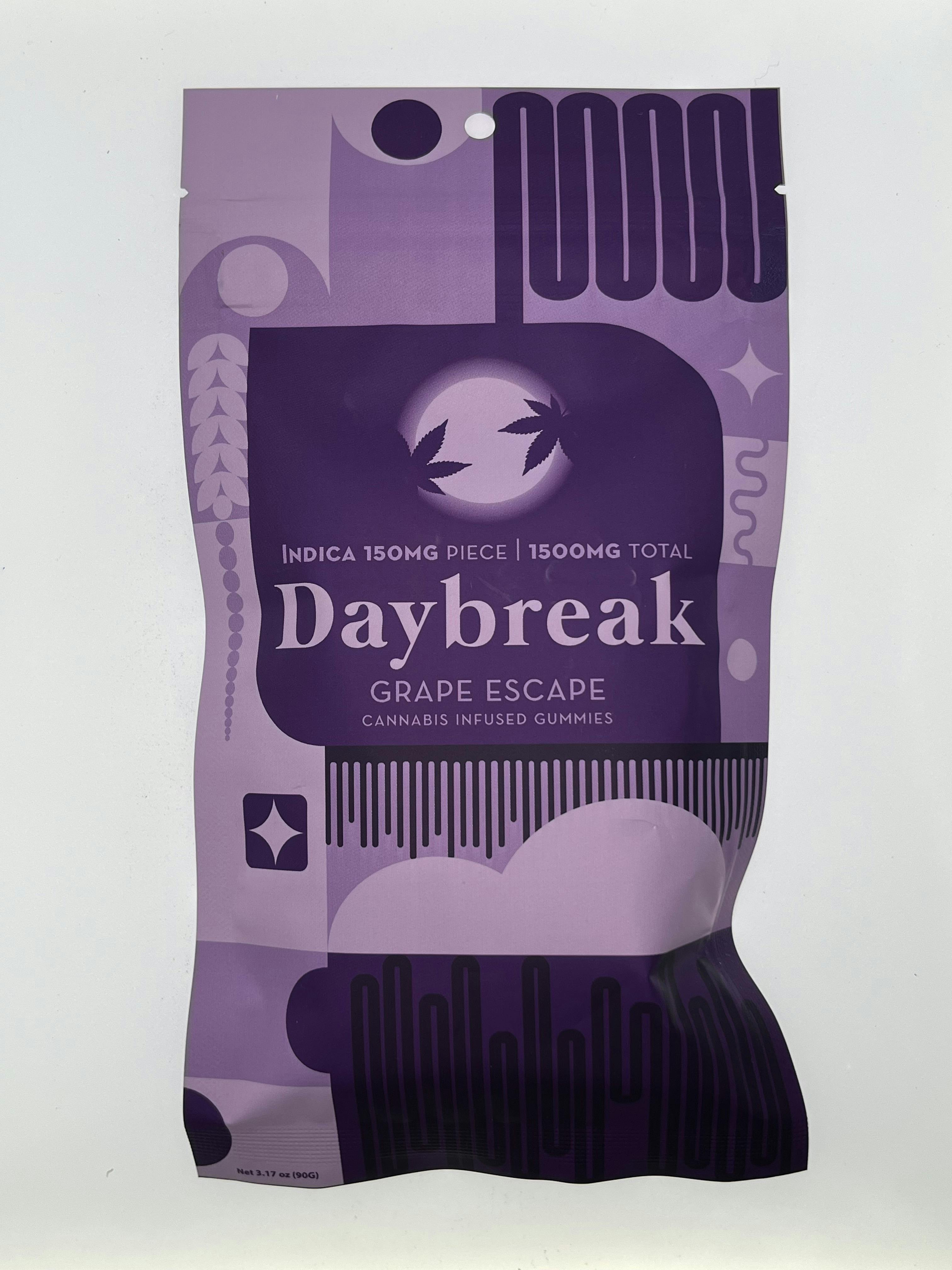 Grape Escape 1500mg Gummies (Daybreak)