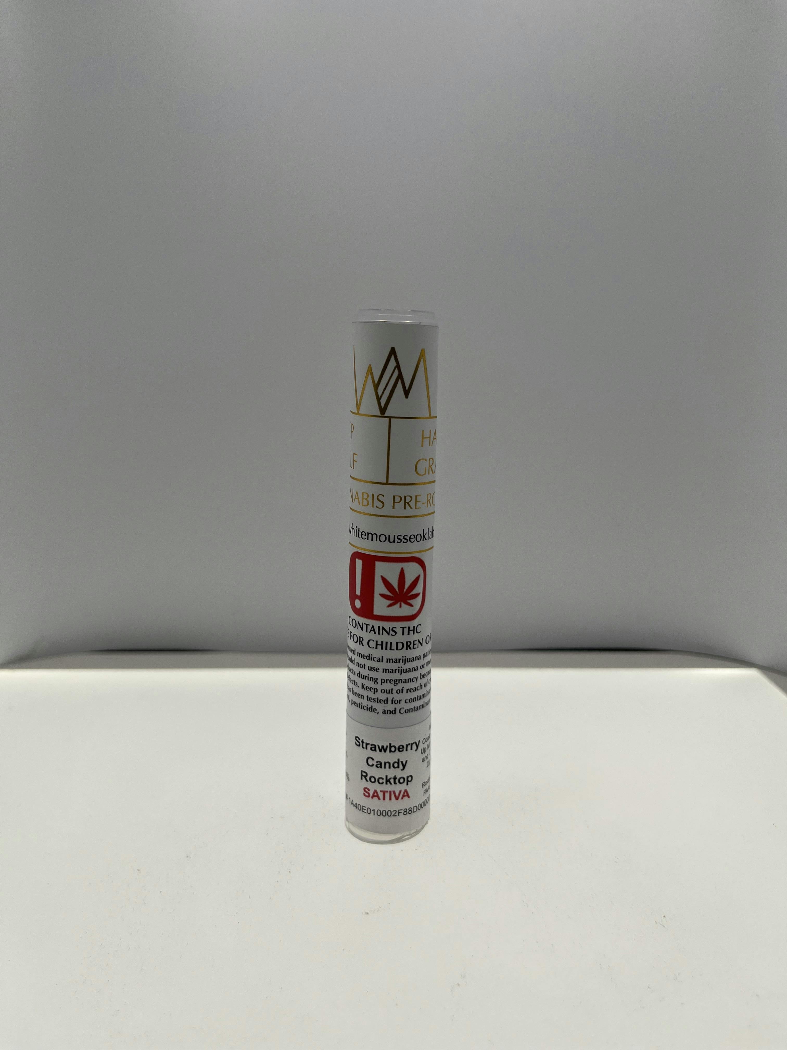 White Mousse Infused 1g Pre Roll (Strawberry Candy)
