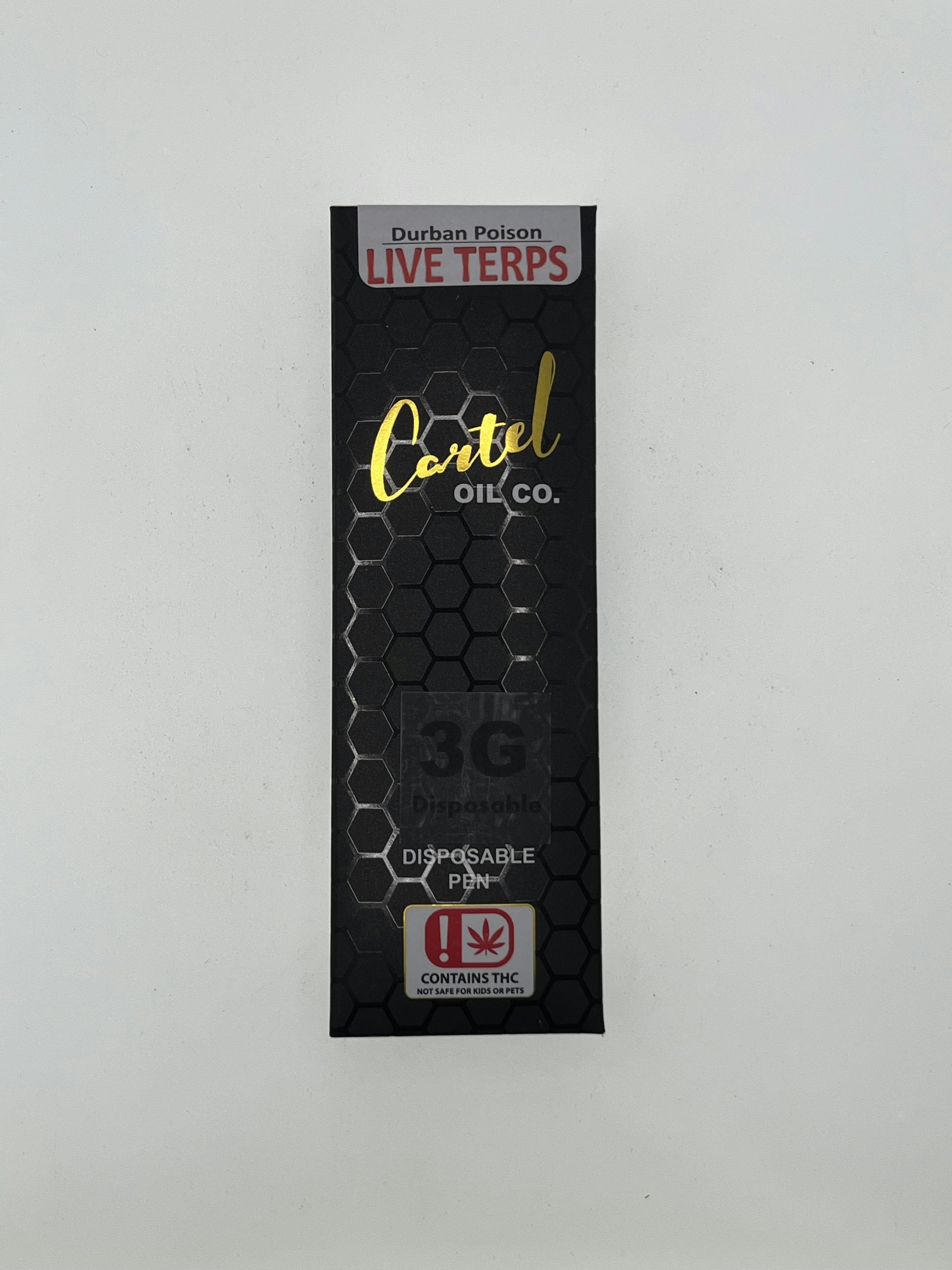 Cartel Oil Co | Durban Poison | Disposable | 3g