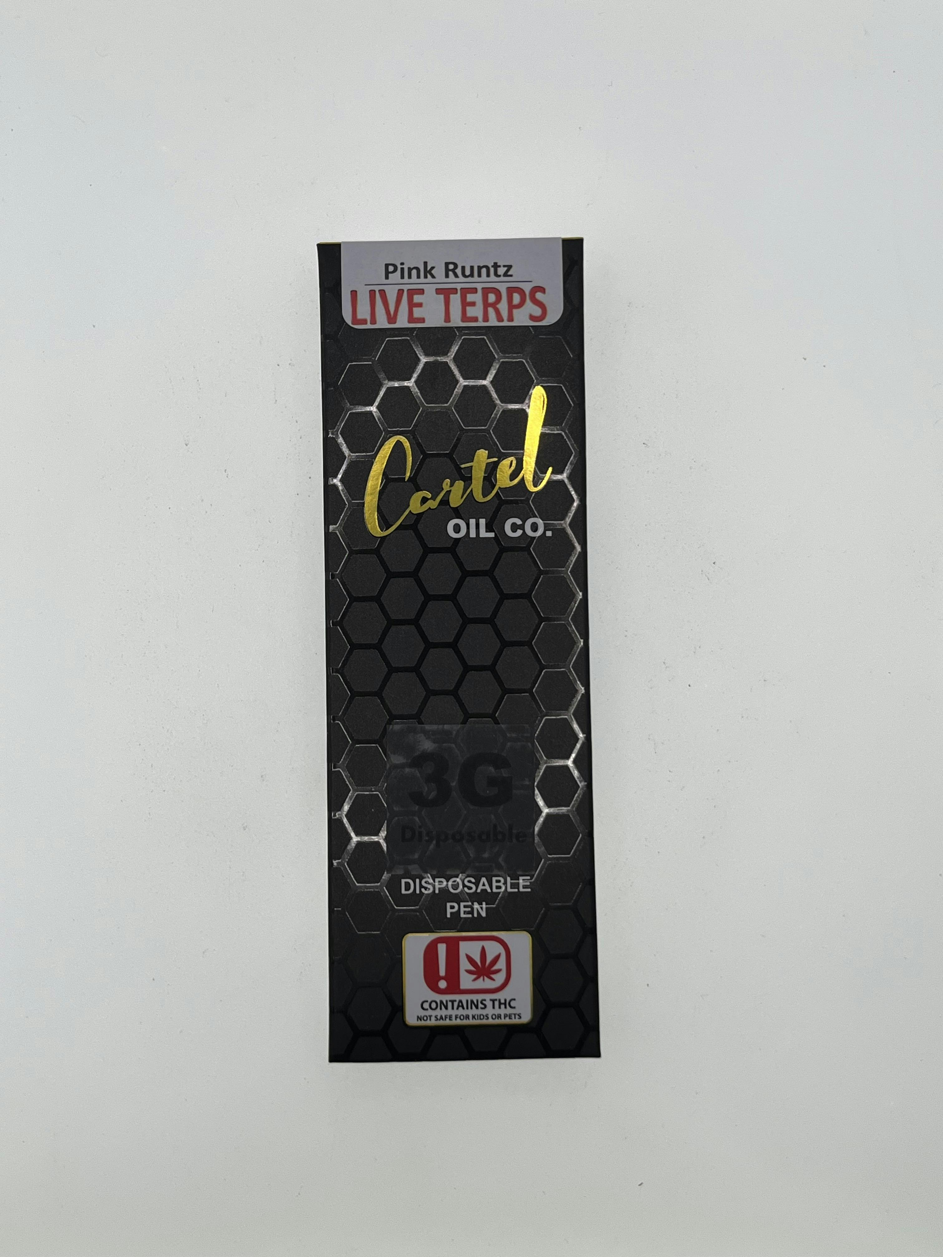 Cartel Oil Co | Pink Runtz | Disposable | 3g