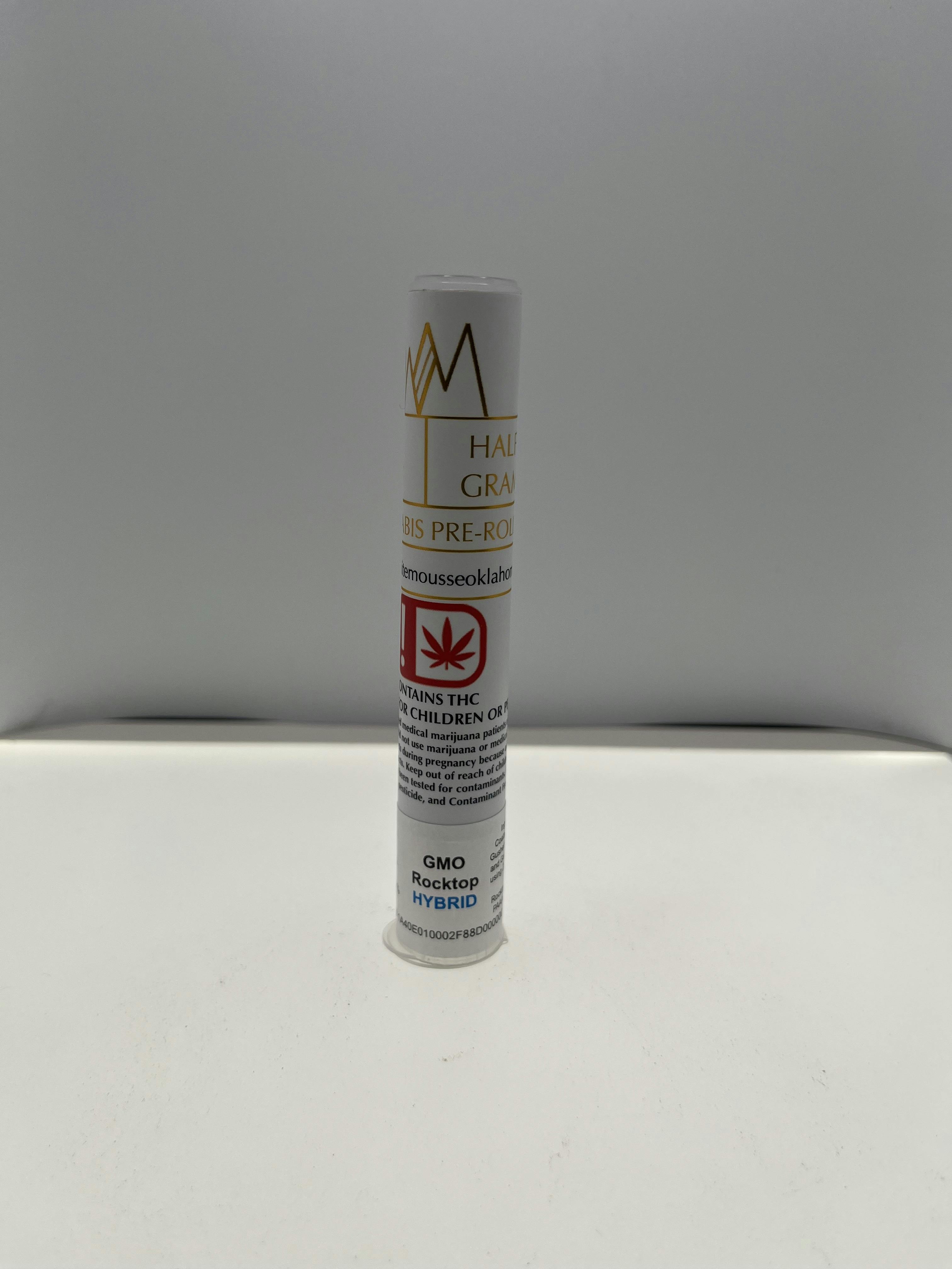 White Mousse Infused 1g Pre Roll (GMO x Sherb Crasher)