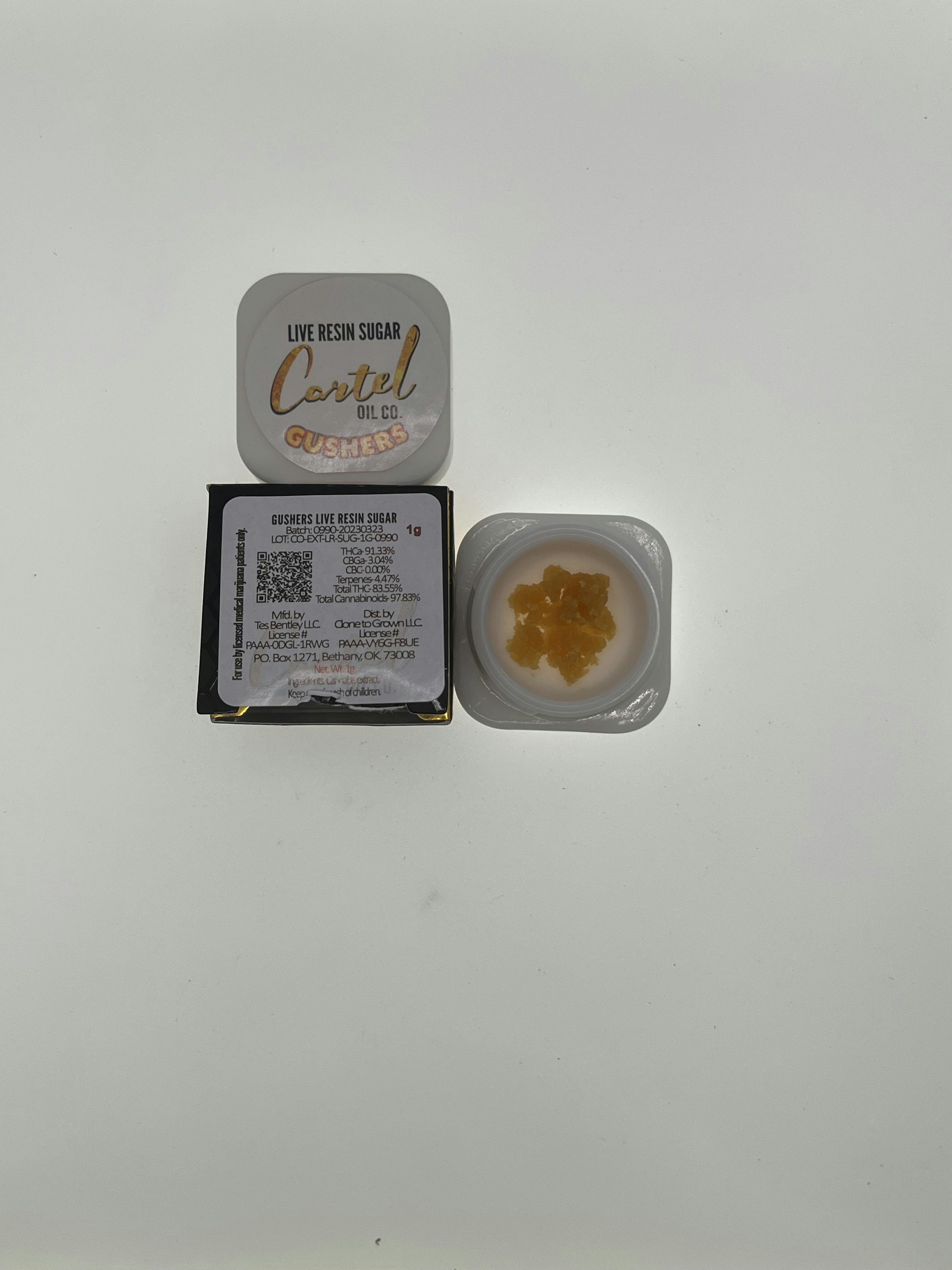 Cartel Oil Co | Gushers | Live Resin Sugar | 1g