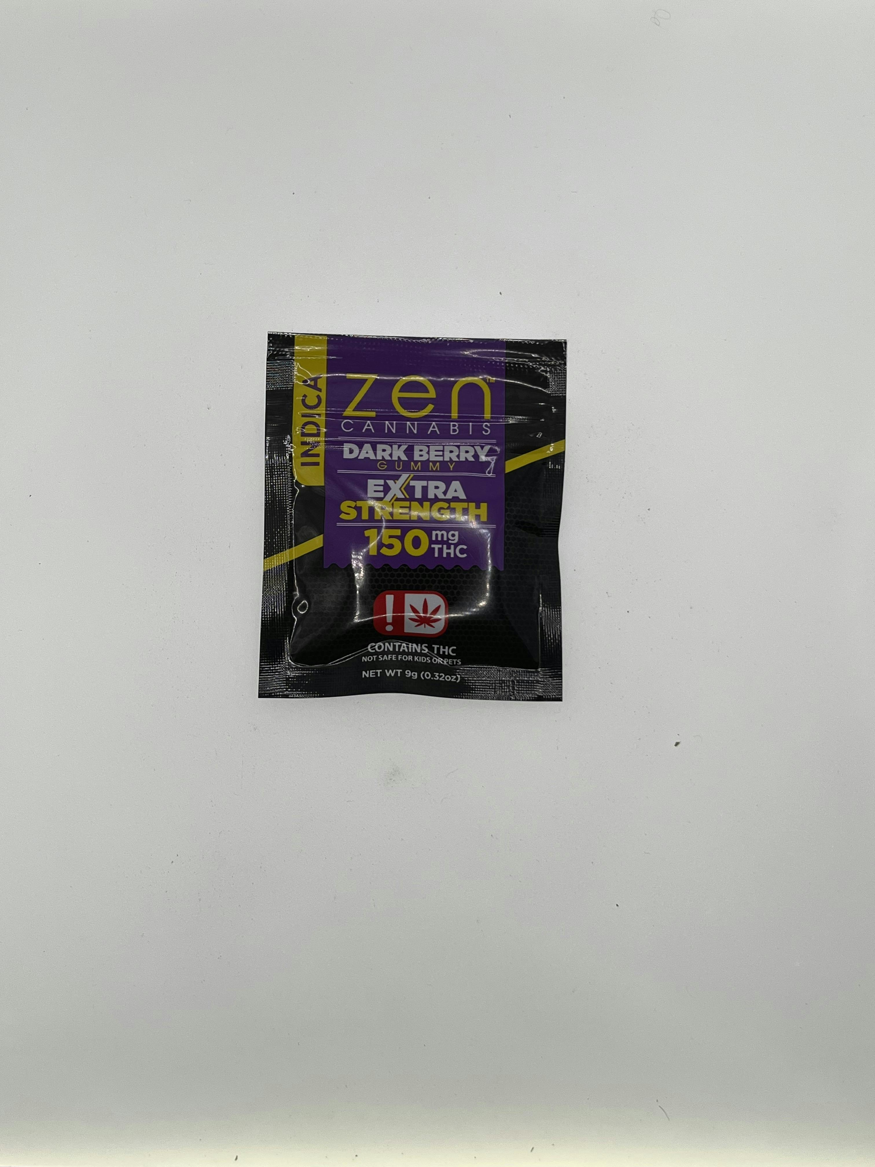 Zen Cannabis | Dark Berry Gummy | Single | 150mg