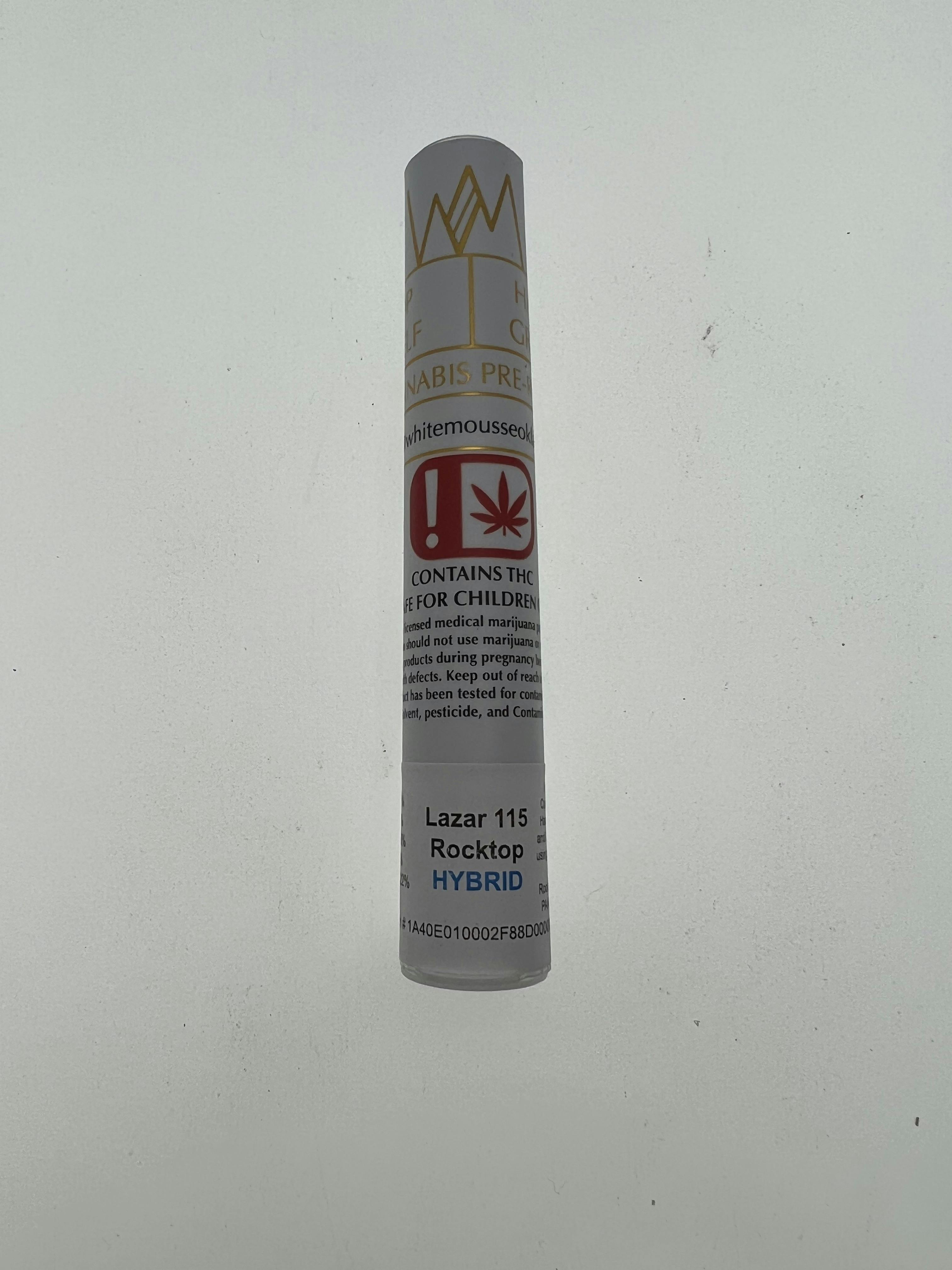 White Mousse Infused Pre Roll 1g (Blueberry Headband)