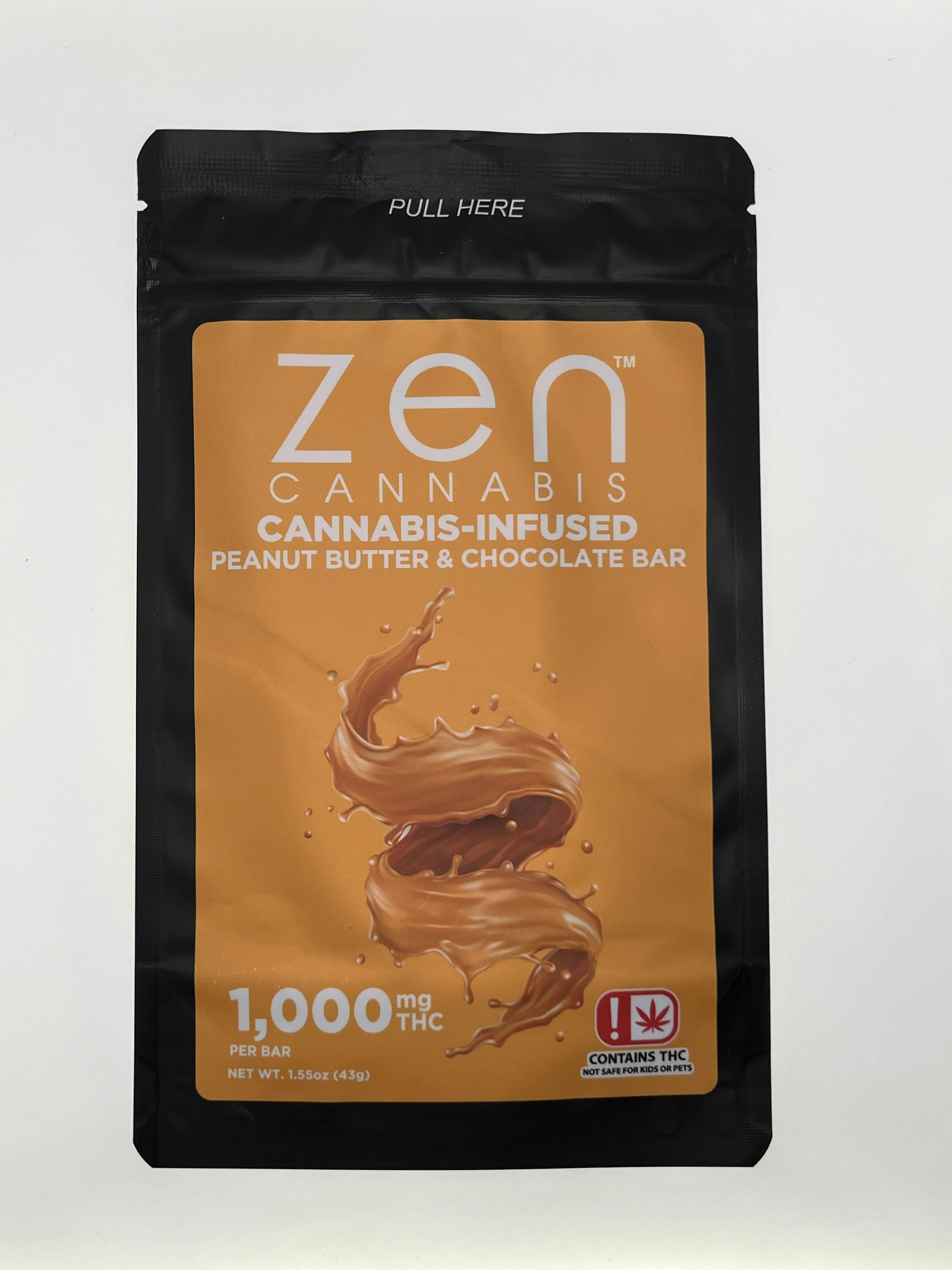 Peanut Butter & Chocolate Bar by Zen Cannabis