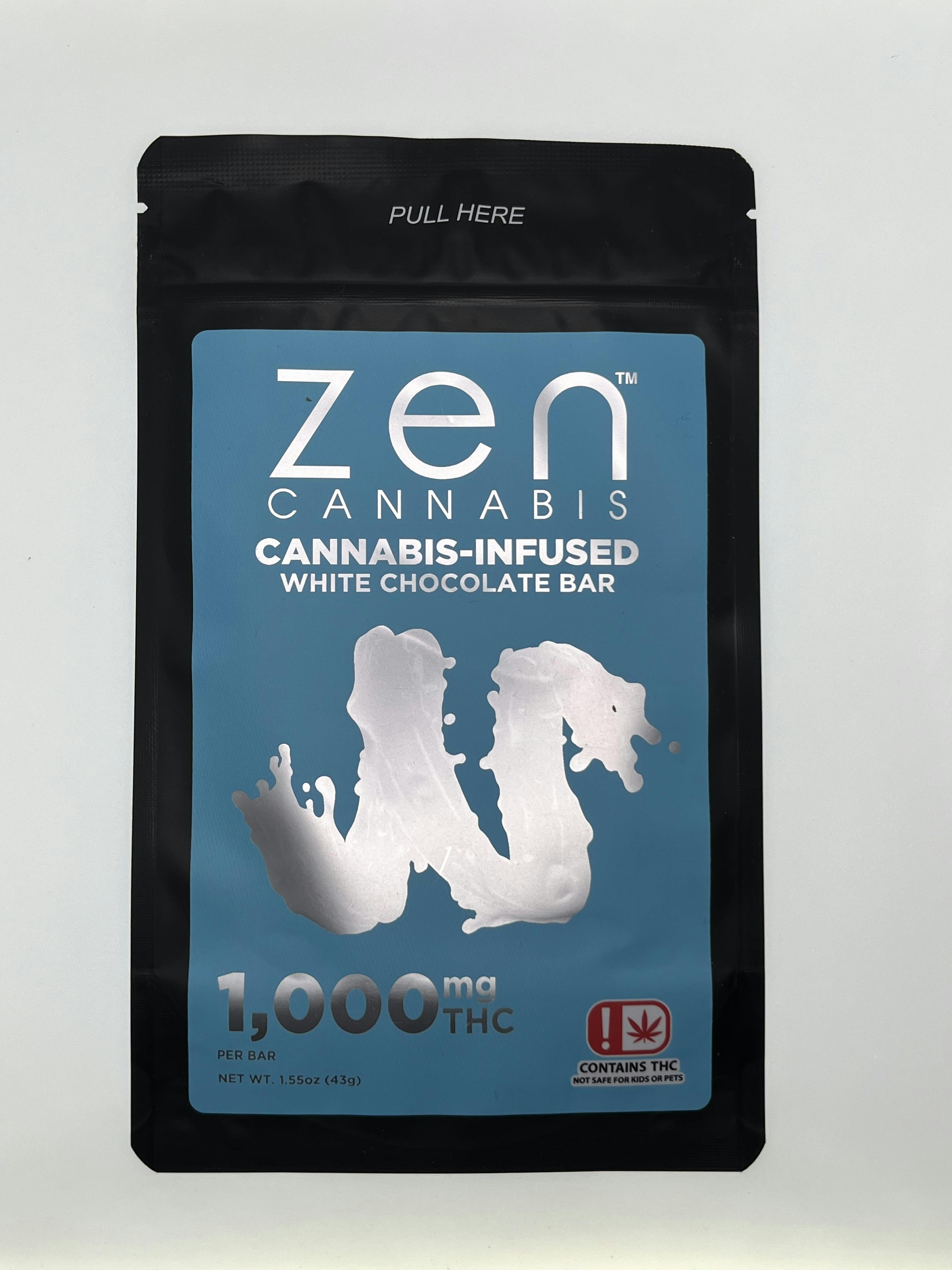 White Chocolate Bar by Zen Cannabis