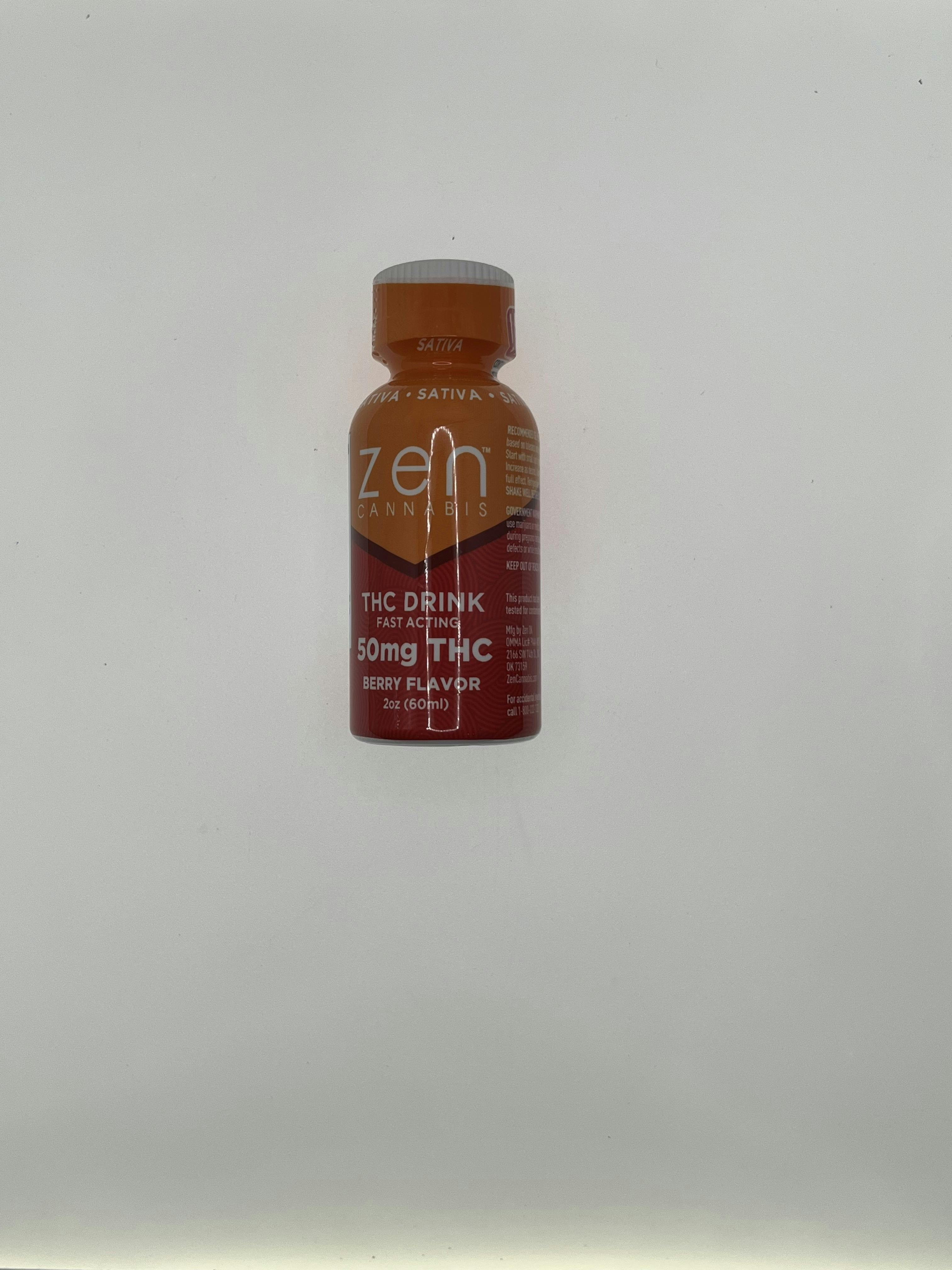 Zen Cannabis | Sativa Berry Drink | 50mg | 2fl oz