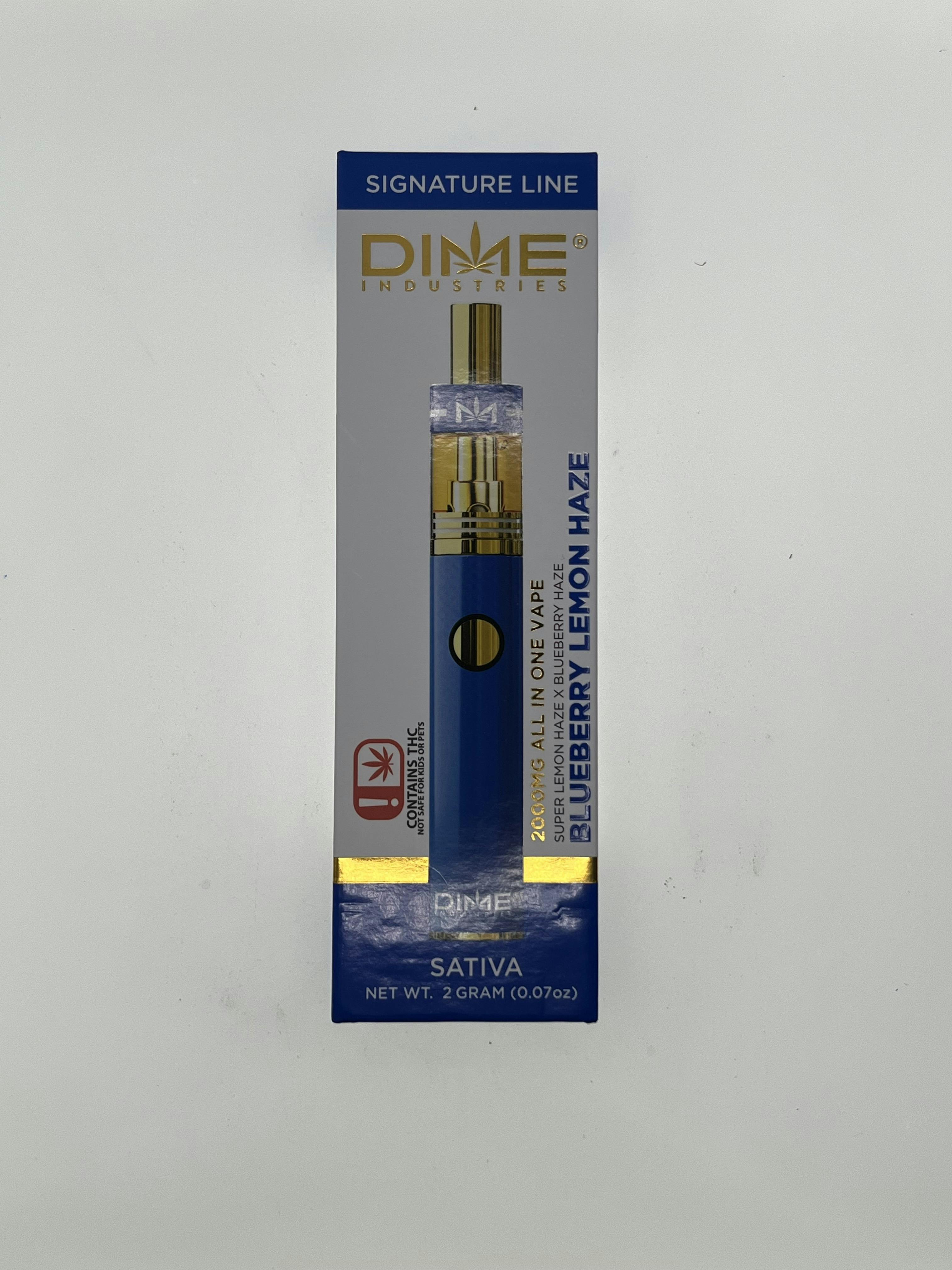 Blueberry Lemon Haze | 2G All In One Device by Dime Industries
