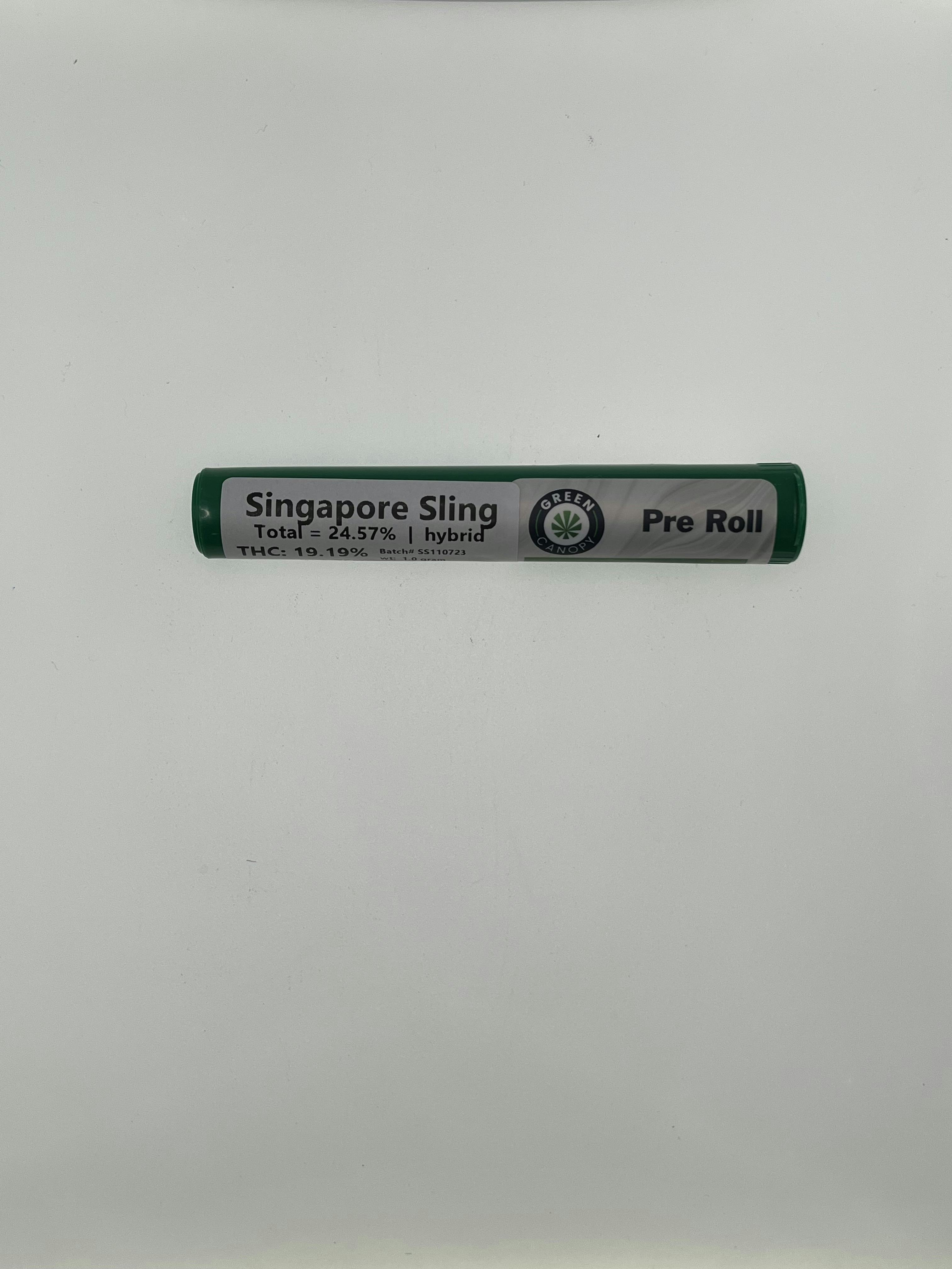 Green Canopy 1g Pre Roll (Singapore Haze)