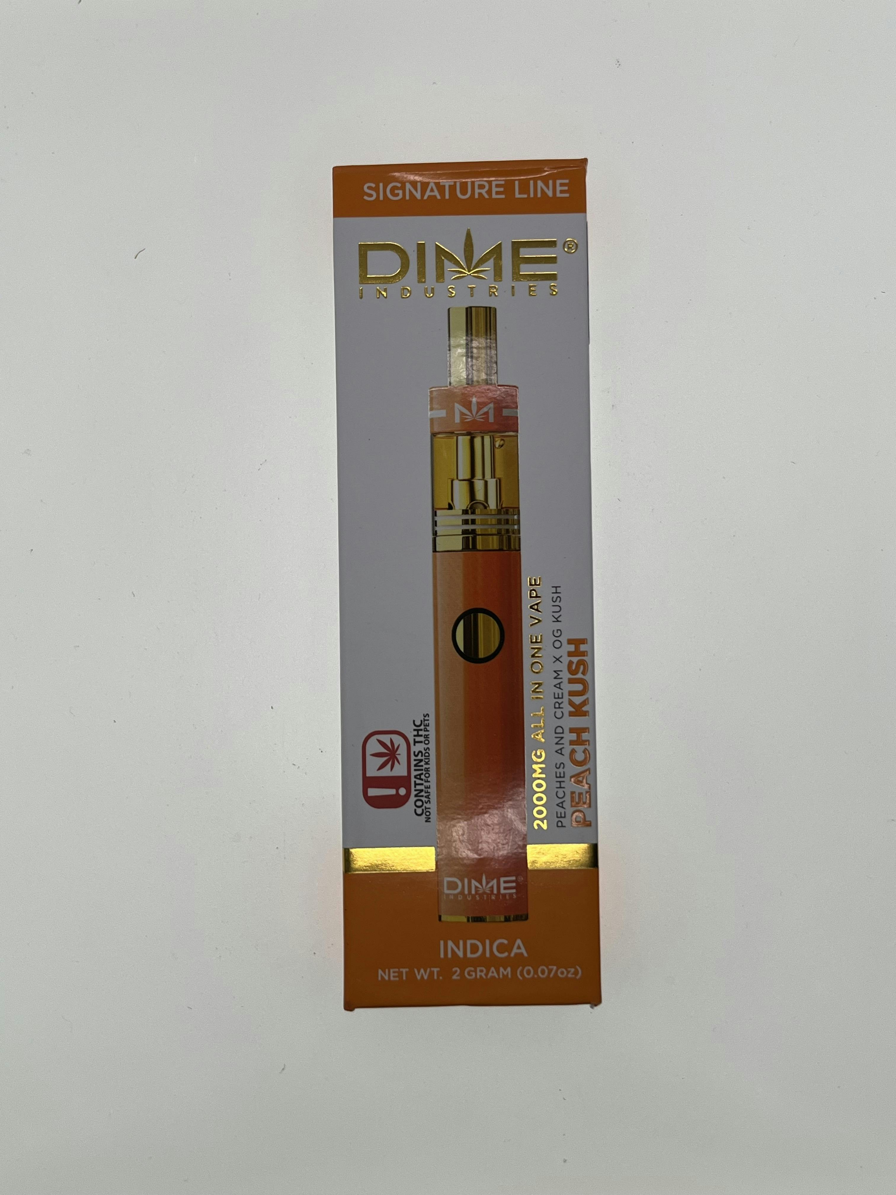 Peach Kush | 2G All In One Device by Dime Industries