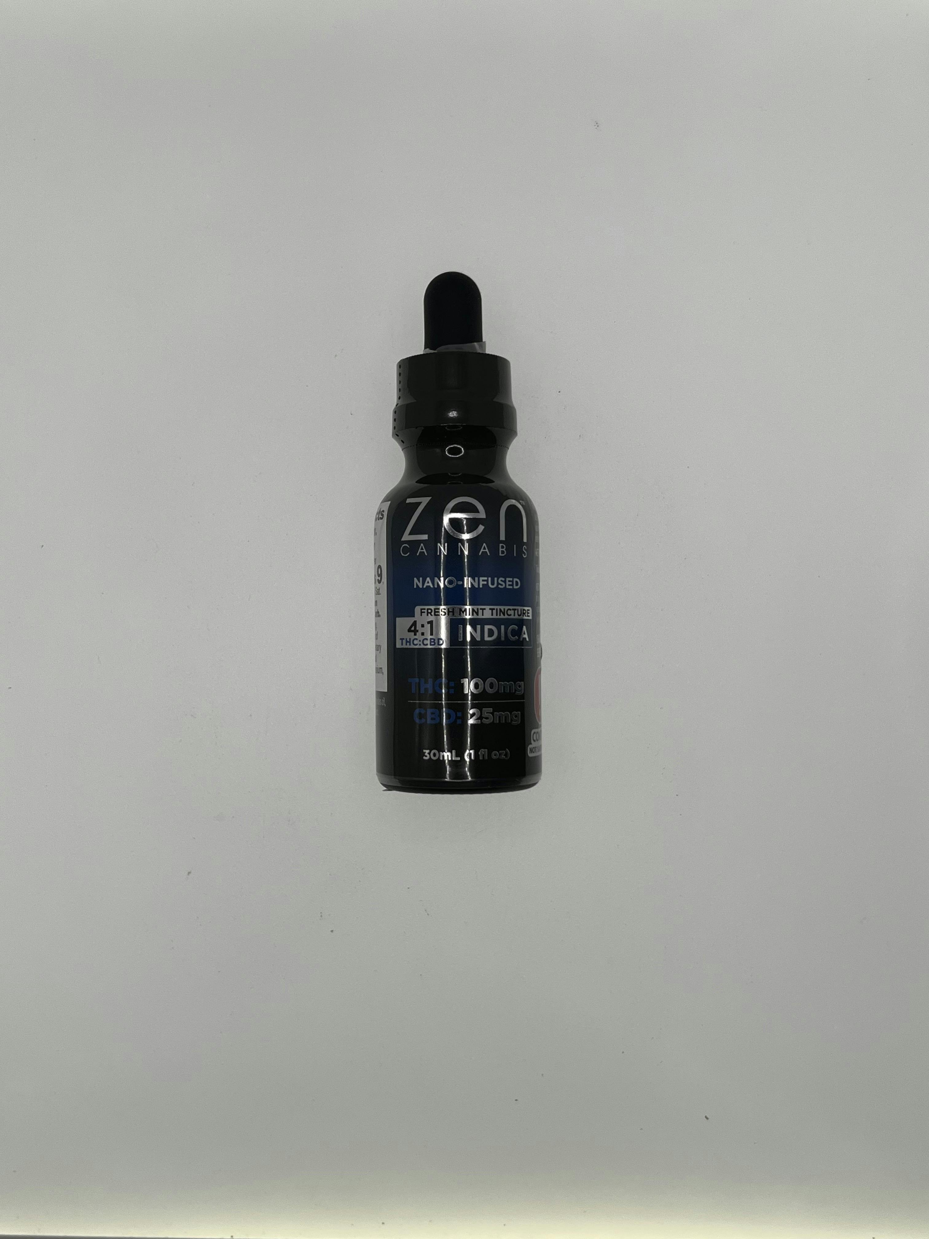 Fresh Mint 4:1 THC:CBD Indica Tincture