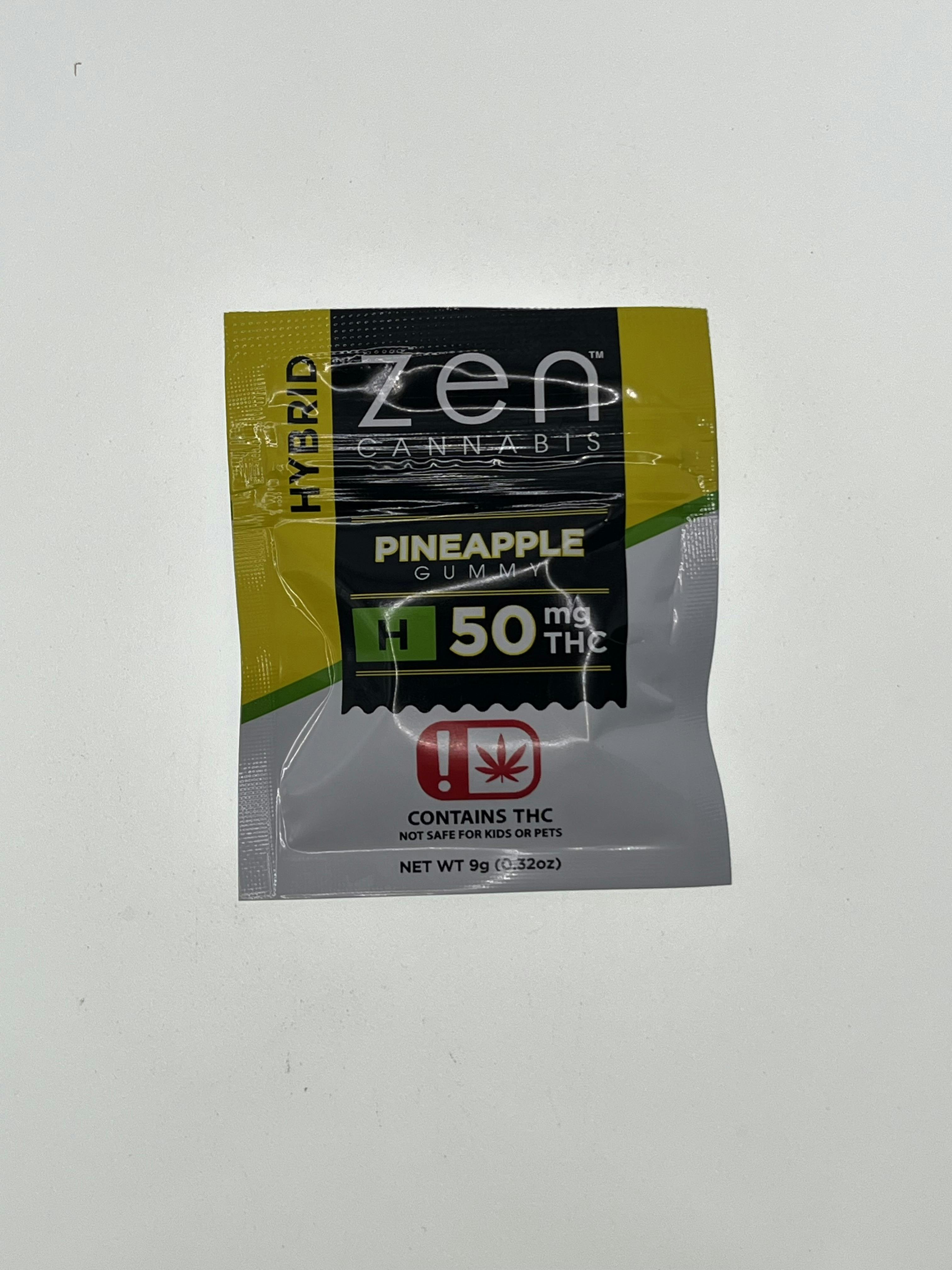Pineapple Hybrid Single Gummy