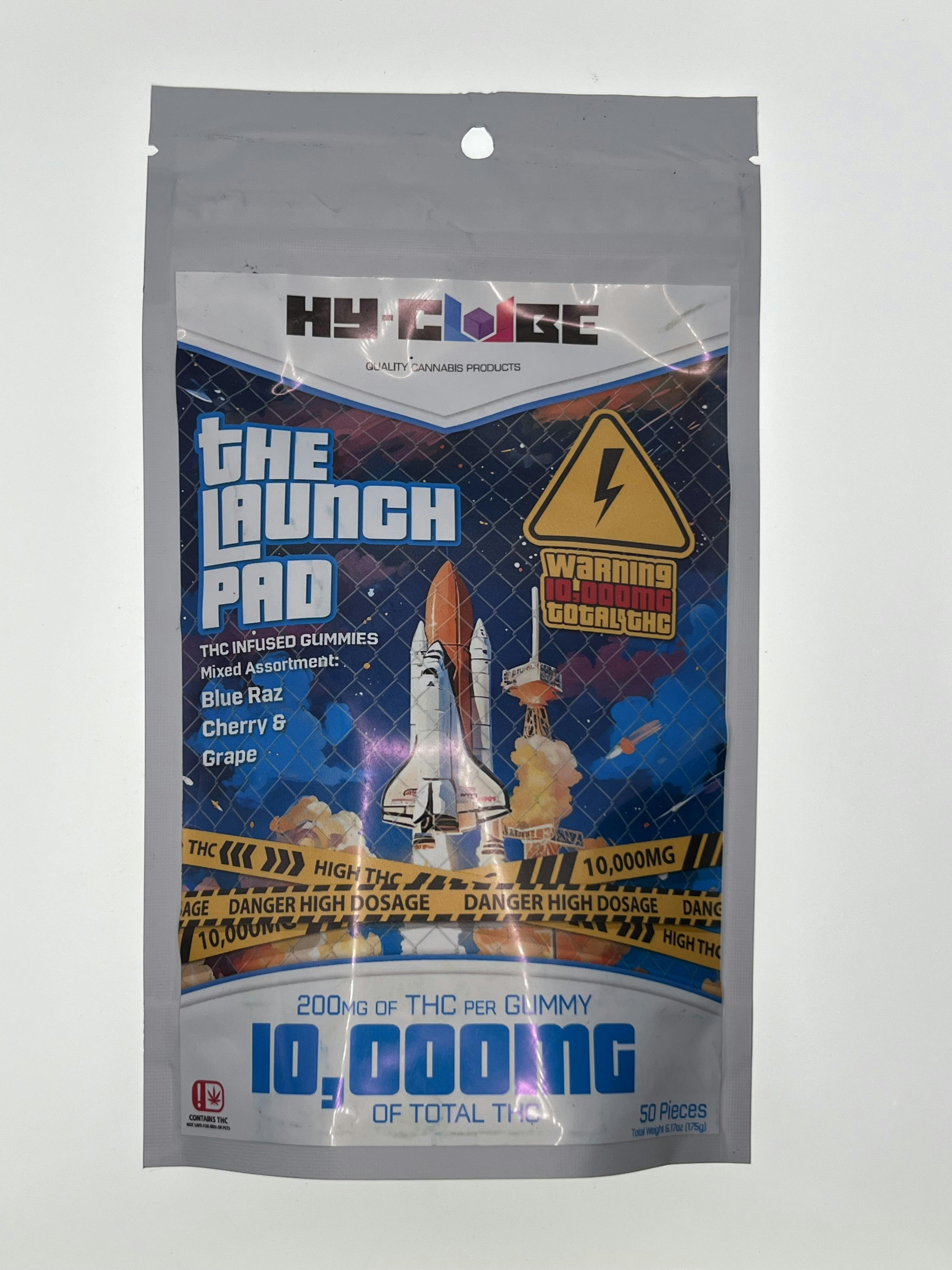 10,000mg Hycube Blue Razz Gummies