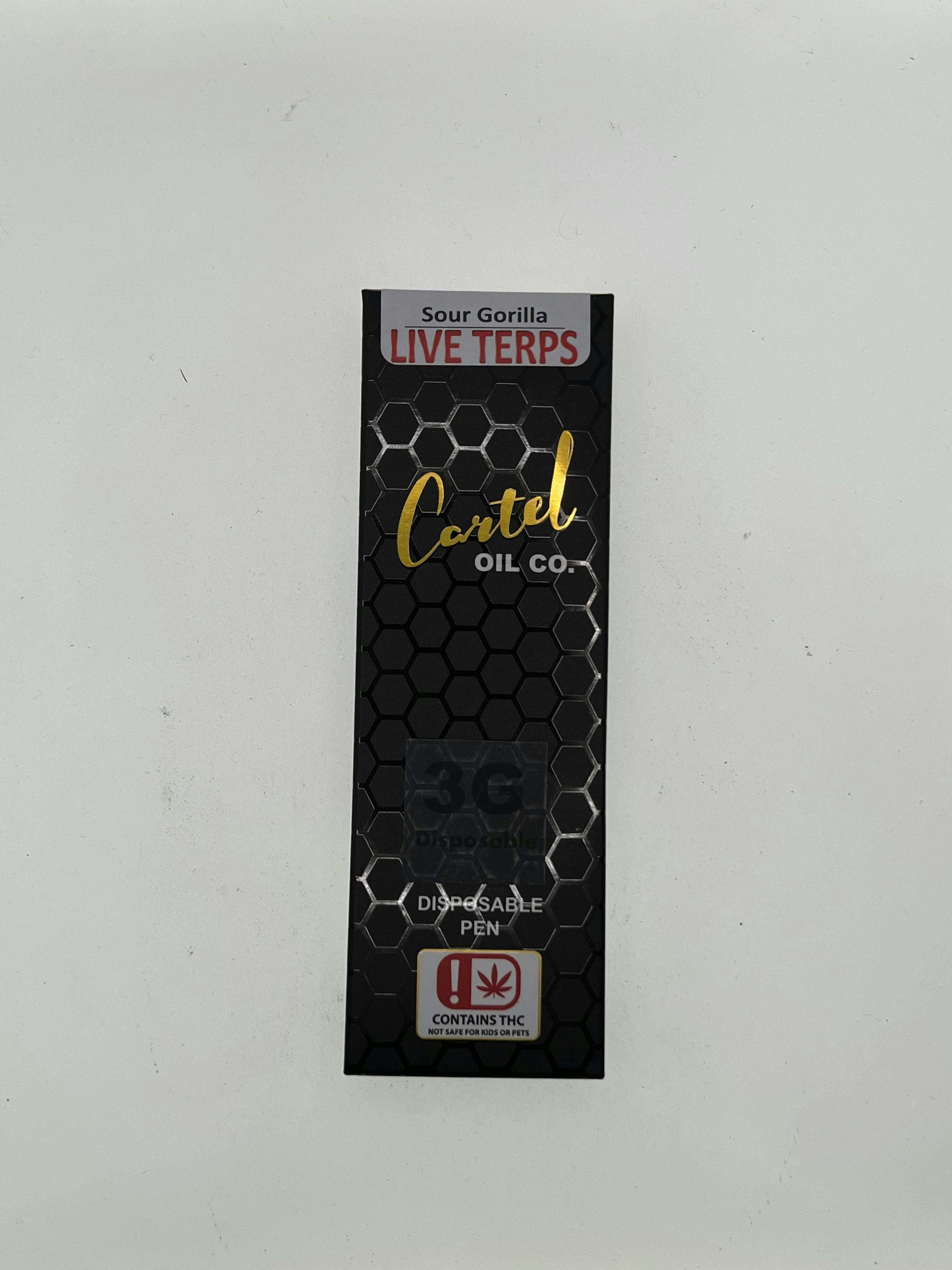Cartel Oil Co | Sour Gorilla | Disposable | 3g
