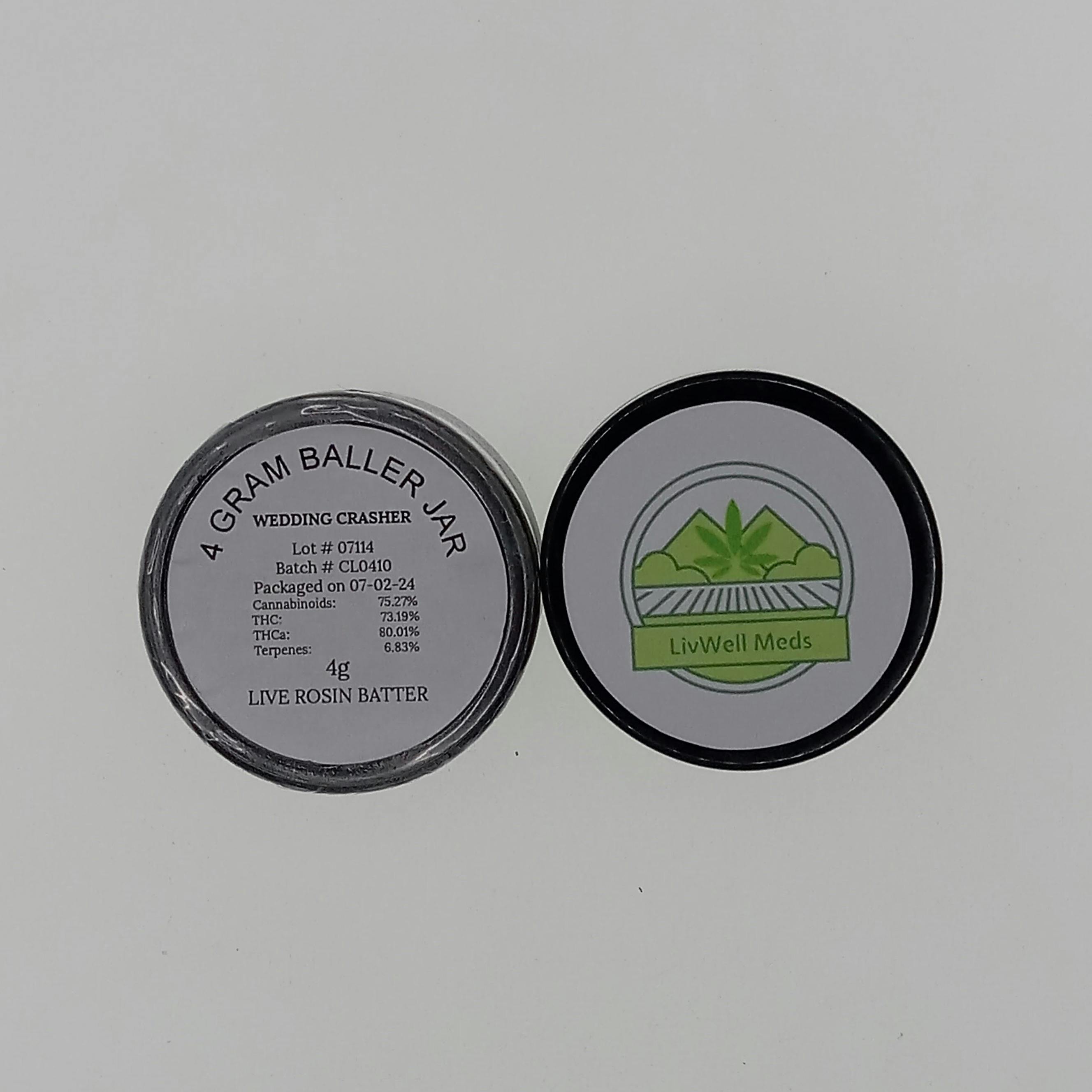 Wedding Crasher 4g Live Rosin (Cicada)