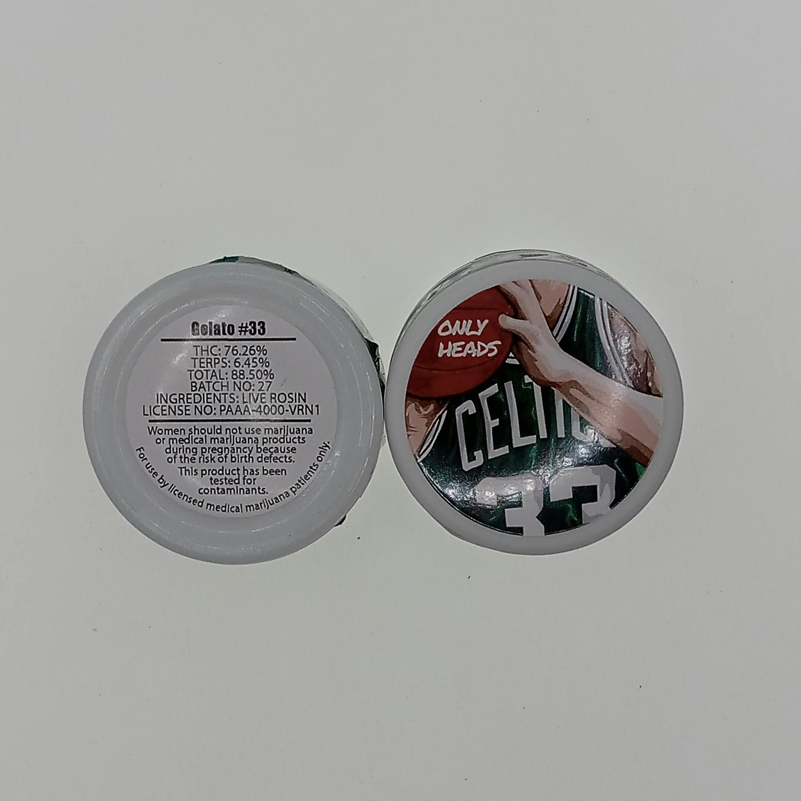 Gelato | Solventless | Rosin | 1g
