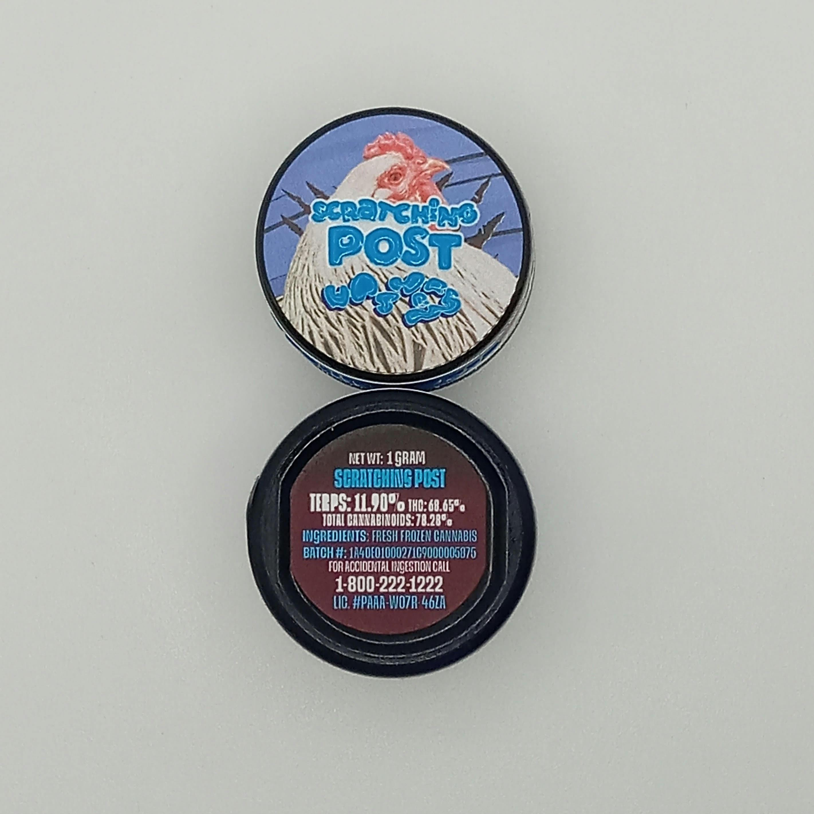Scratching Post | Solventless | Rosin | 1g