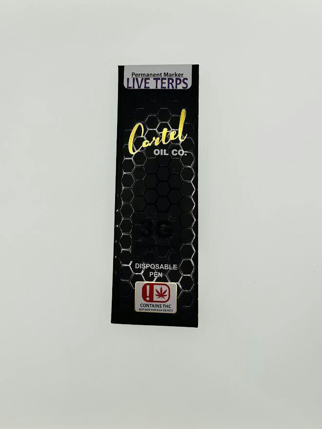 Cartel Oil Co | Permanent Marker | Live Terp Disposable | 3g