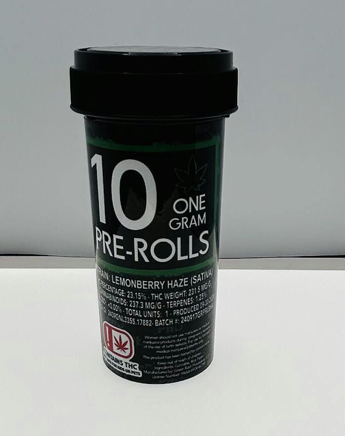 PhD 10-1g Pre-Roll- Lemonberry Haze (S)