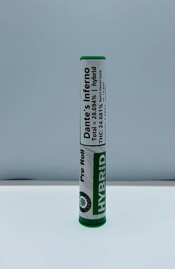Green Canopy 1g Pre Roll (Dante's Inferno)